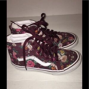 Vans Kids’ Grade School Floral SK8-Hi Zip Shoes